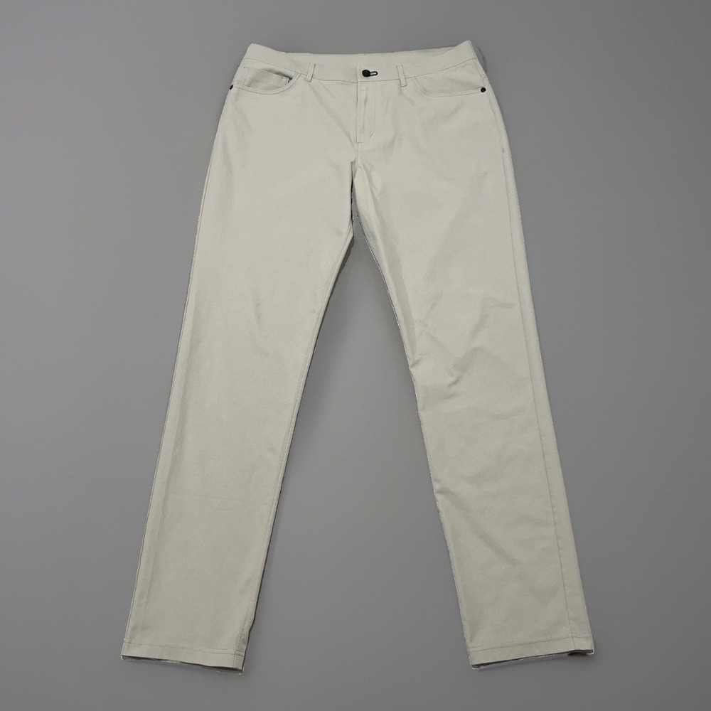Public Rec Dealmaker Mens Beige All-Day Comfort Trouser Pants 36x36 Tall Golf